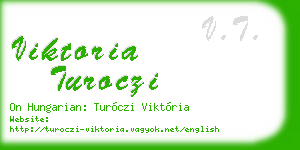 viktoria turoczi business card